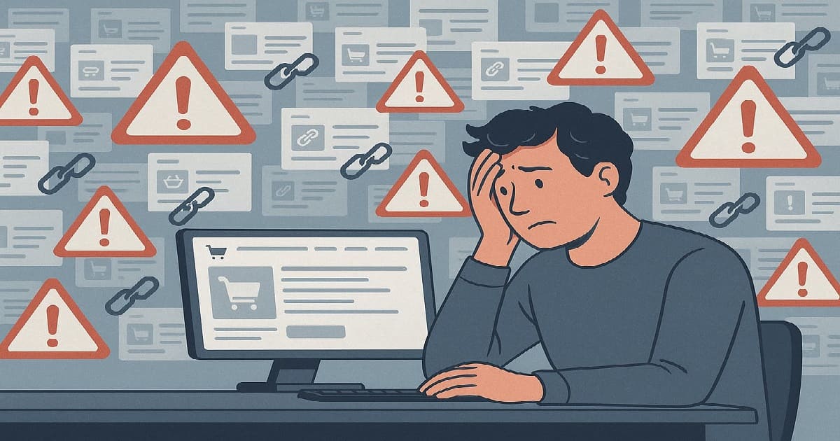 لینک‌سازی اسپم و غیرطبیعی 